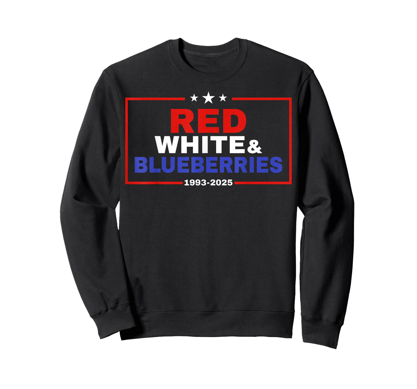 Red, White and Blueberries Patriot Freedom 2025 T-Shirt