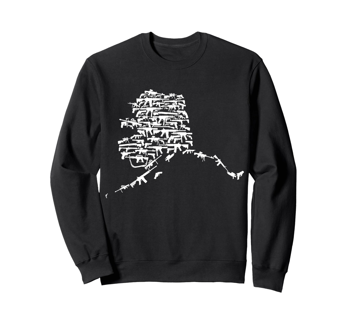 State of Alaska made up of Guns 2nd Amendment T-Shirt
