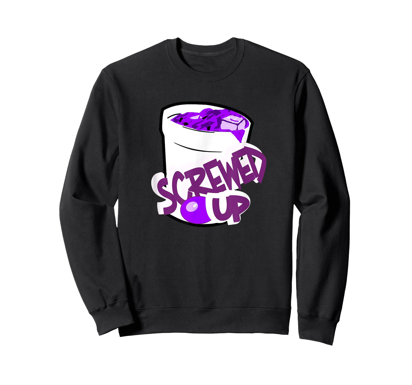 Codeine Sizzurp Screwed Up Lean Cough Syrup Promethazine T-Shirt