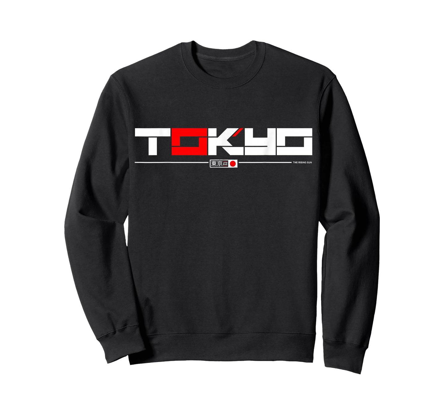 Japanese Streetwear Aesthetic Tokyo Gifts DAIMMER Tokyo T-Shirt - Unisex-Adults - Black - Small - Short Sleeve - Retro - Tokyo Skyline & Japanese Flag Graphics