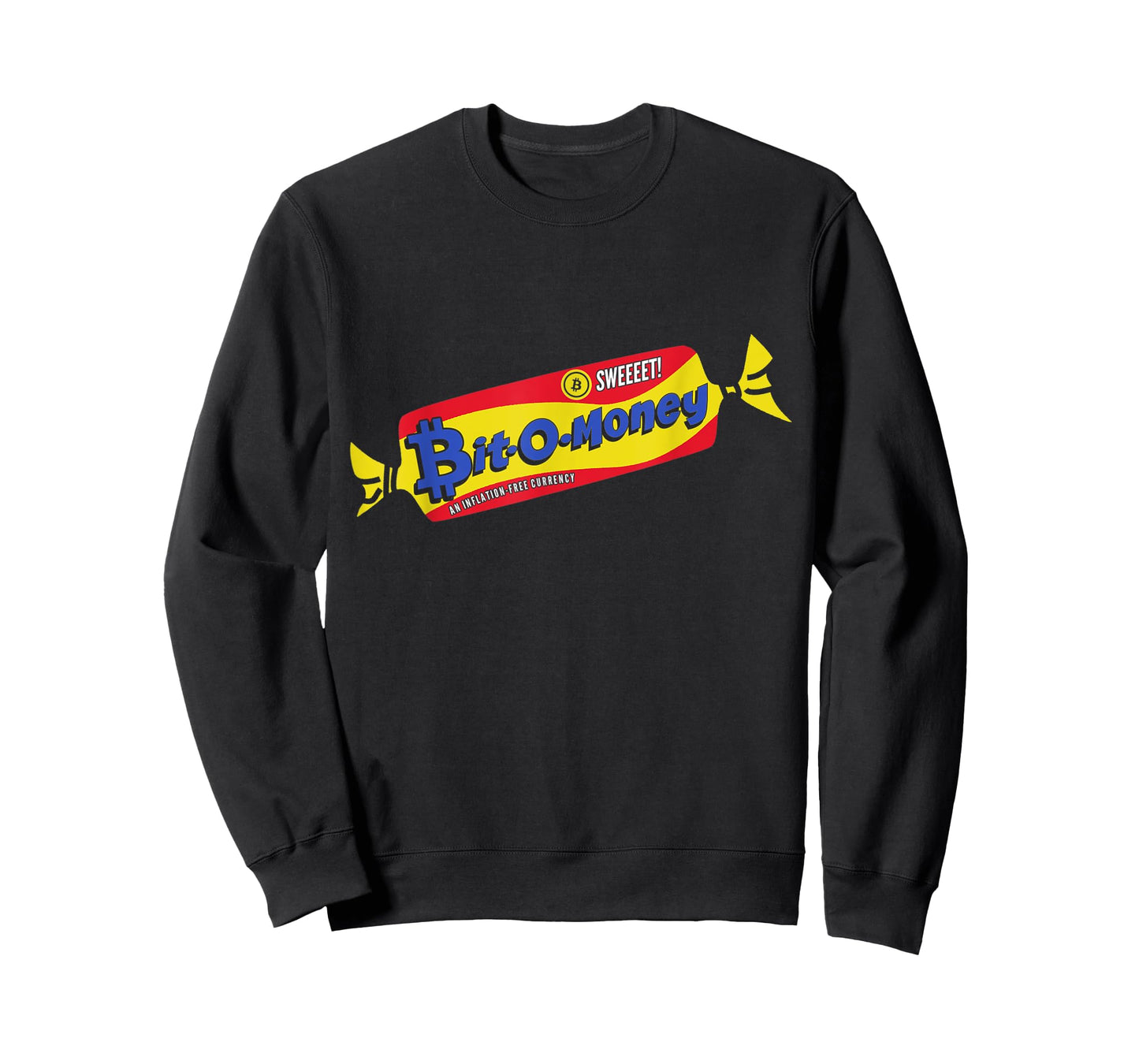 BTC Bit-O-Money | Funny Bitcoin Vintage Candy Parody T-Shirt