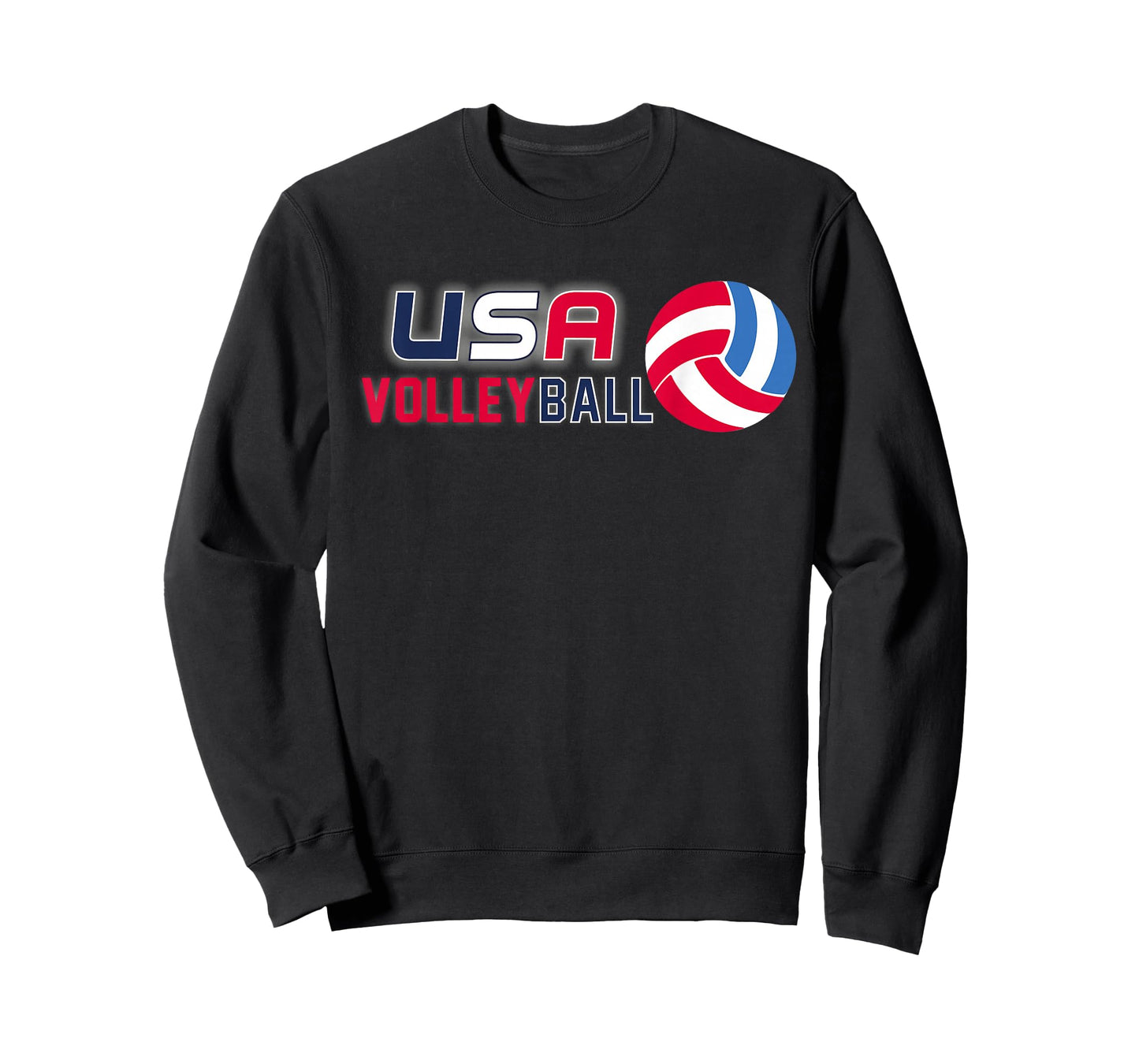 USA Flag Volleyball Shirt: Men and Women's Volleyball Tee T-Shirt
