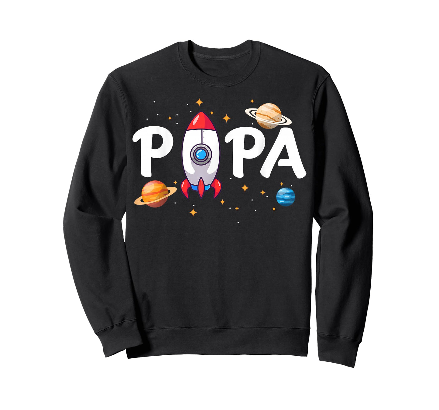 Papa of The Birthday Boy Space Astronaut 1st Birthday Family T-Shirt