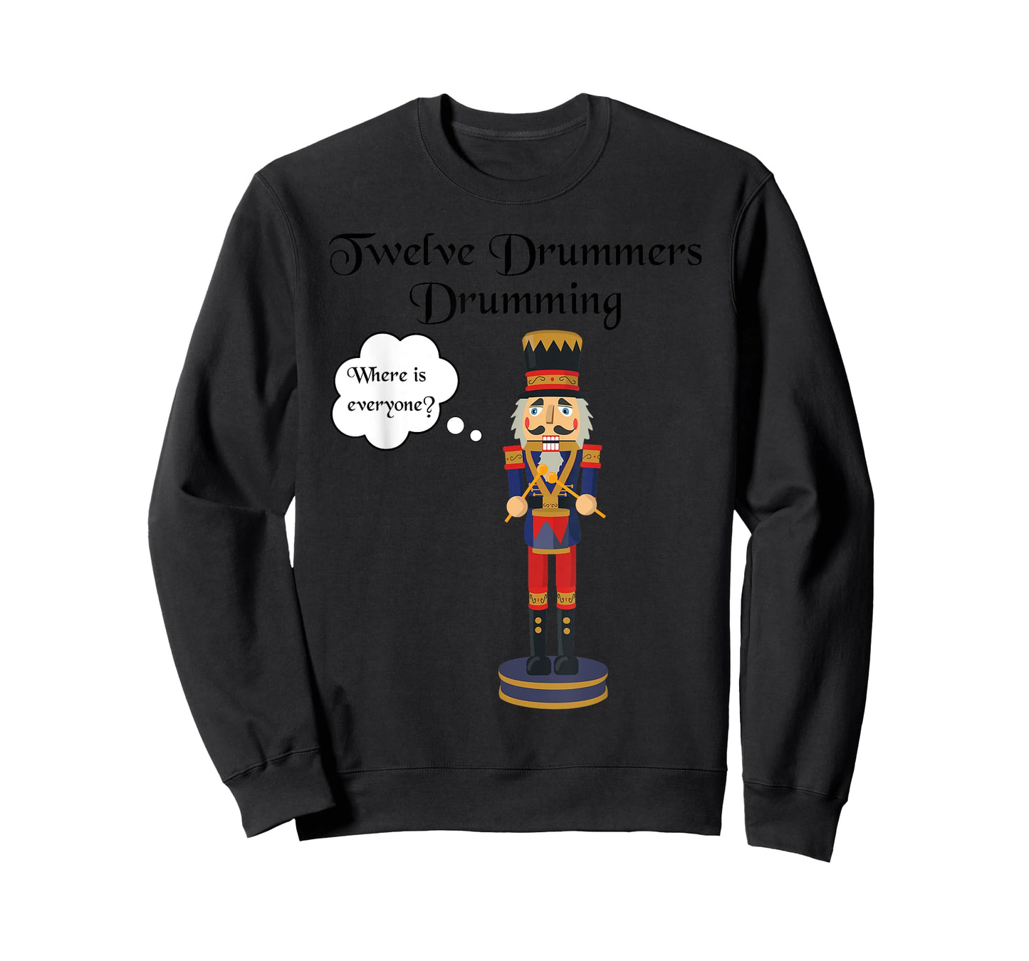 Twelve Drummers Drumming Twelve Days of Christmas T-Shirt