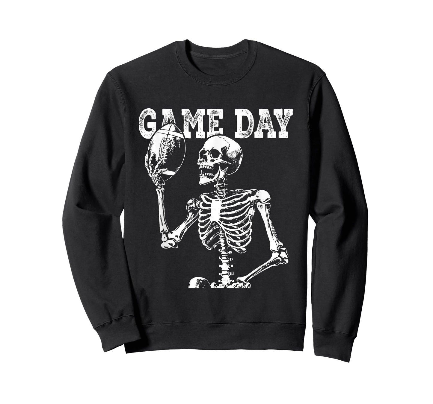 Halloween American Football Skeleton For Men Boys Game Day T-Shirt
