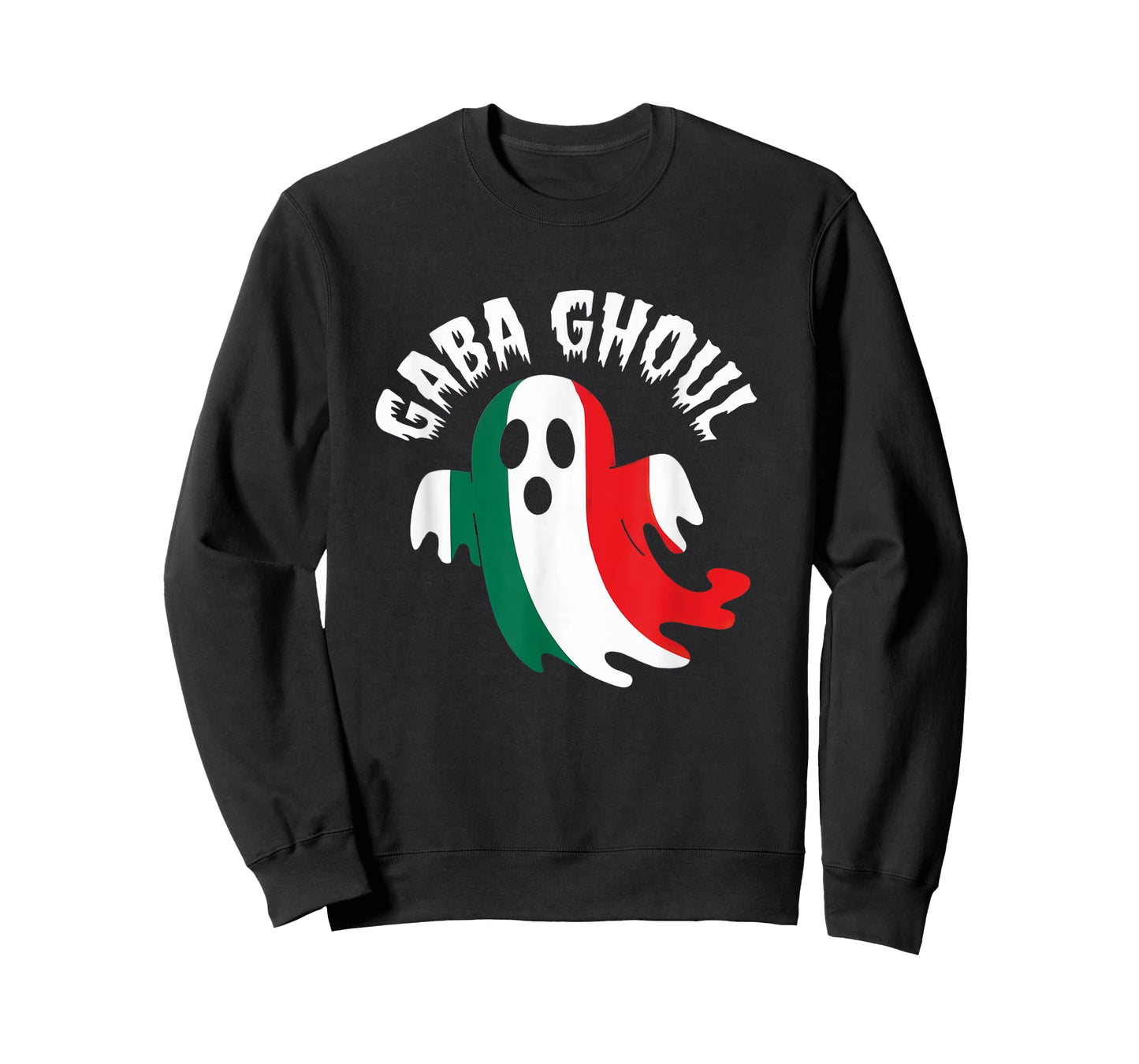 Halloween Gaba Ghoul Ghost Funny Italian Gabagool Pun T-Shirt