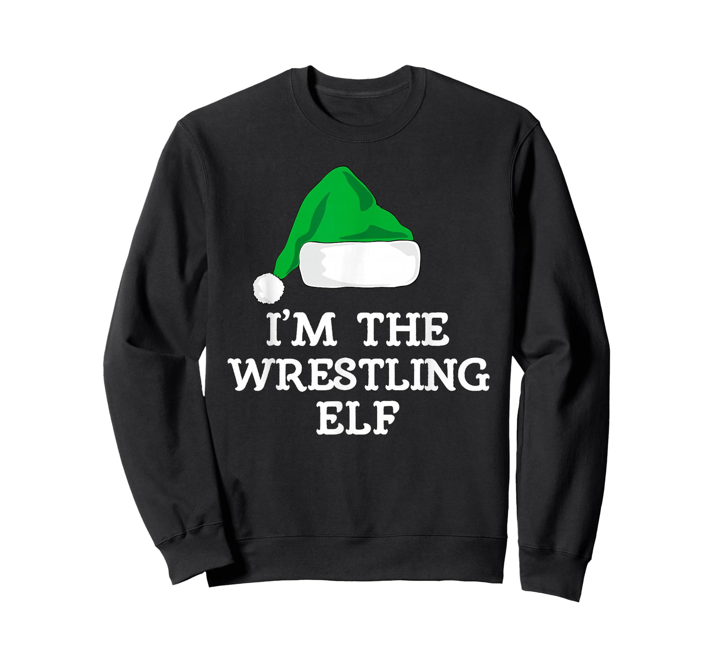 I'm The Wrestling Elf Christmas Funny Pajama Wrestler T-Shirt