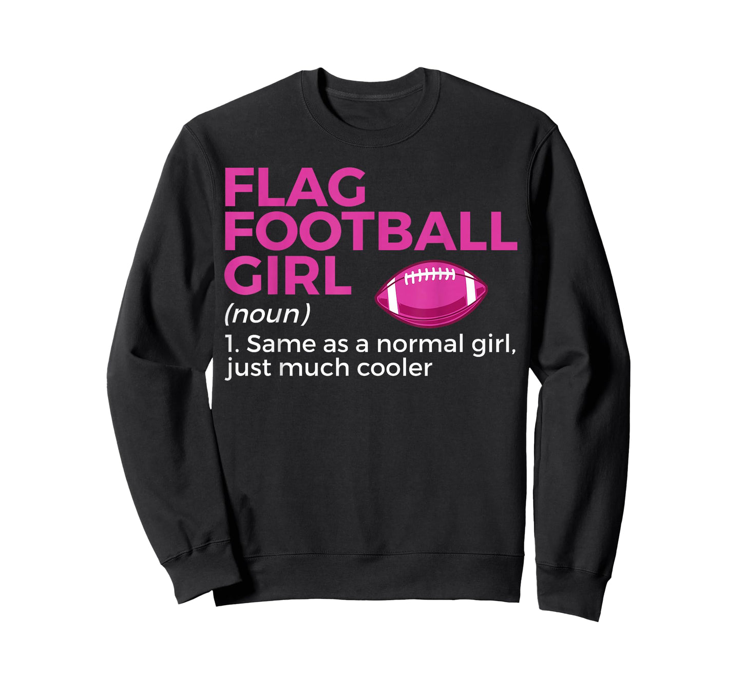 Funny Flag Football Girl Definition T-Shirt