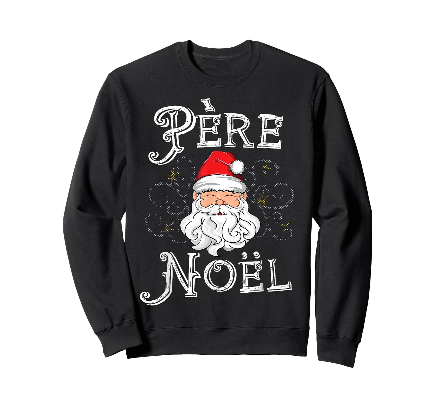 Pere Noel Santa Claus French France Christmas Xmas Retro T-Shirt