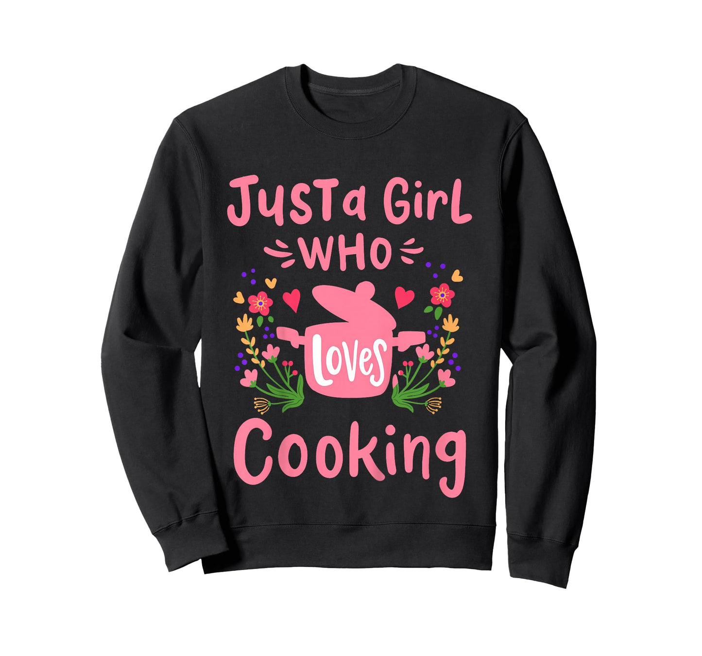 Kids Cook Chef Just A Girl Who Loves Cooking Gift T-Shirt