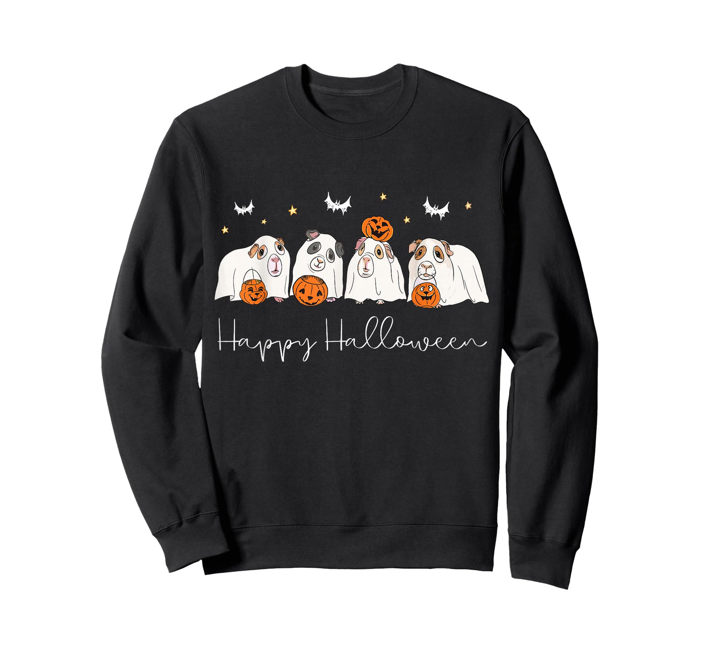 Happy Halloween Guinea Pig Ghost Spooky Season Guinea Pig T-Shirt