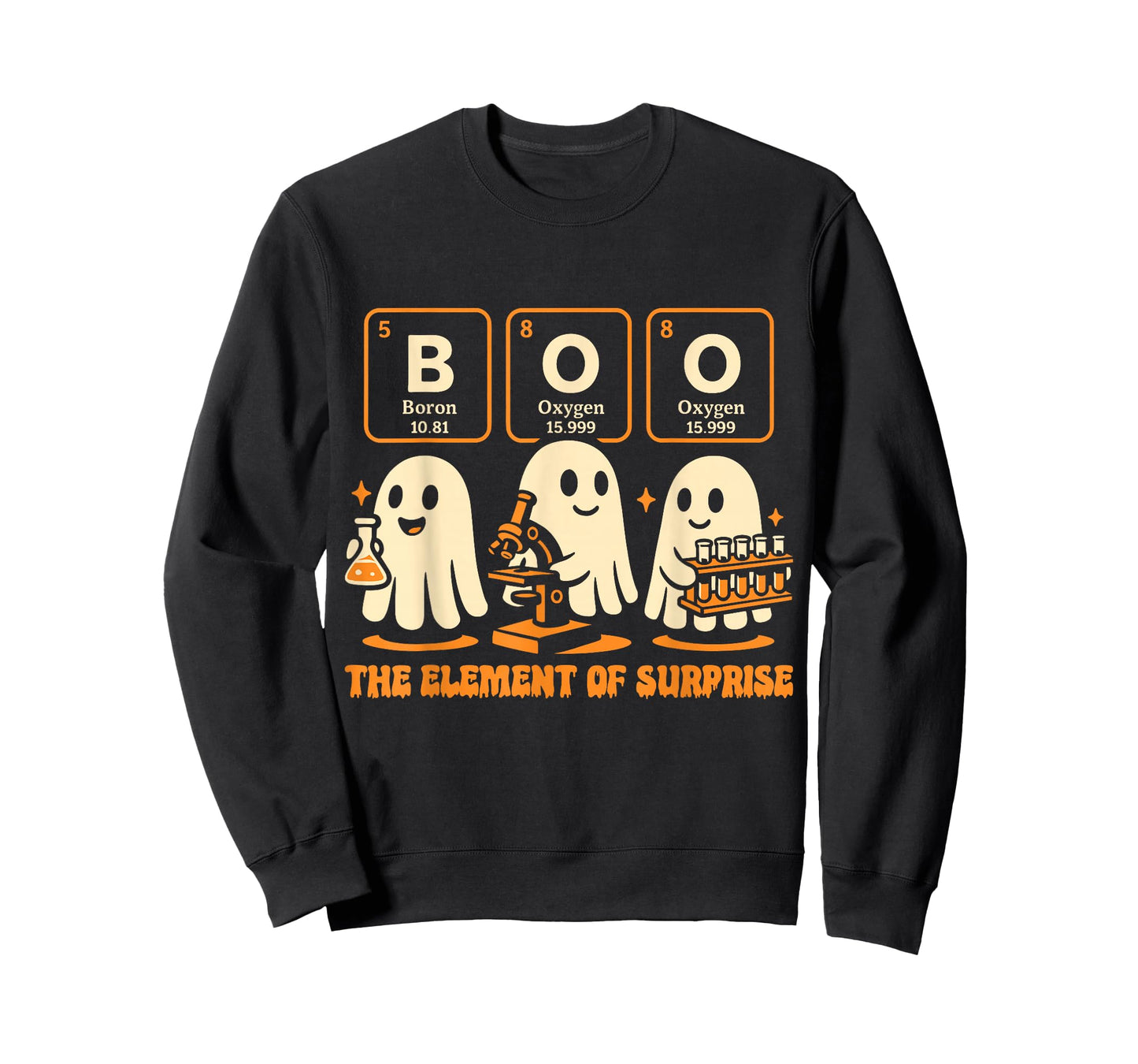 Boo The Element of Surprise Chemistry Ghost Gift T-Shirt