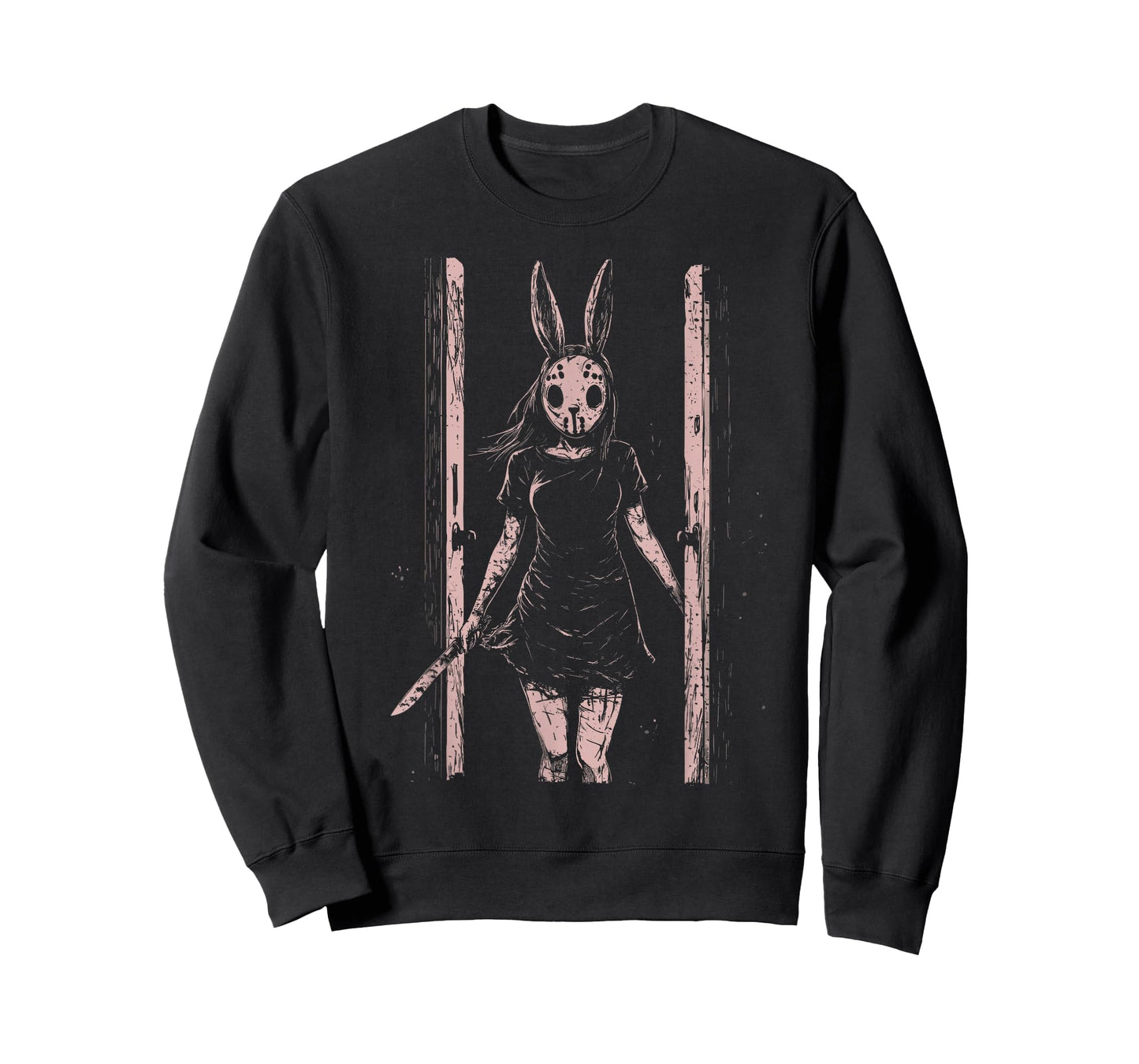 Anime Horror Bunny Aesthetic Soft Grunge Waifu Japanese Girl T-Shirt