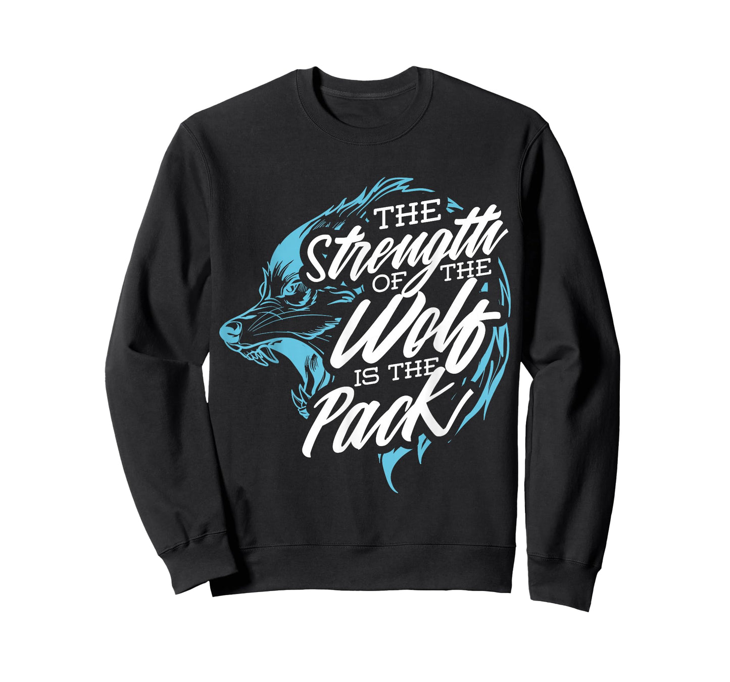 Wolf Design The Strength of the Wolf is the Pack T-Shirt