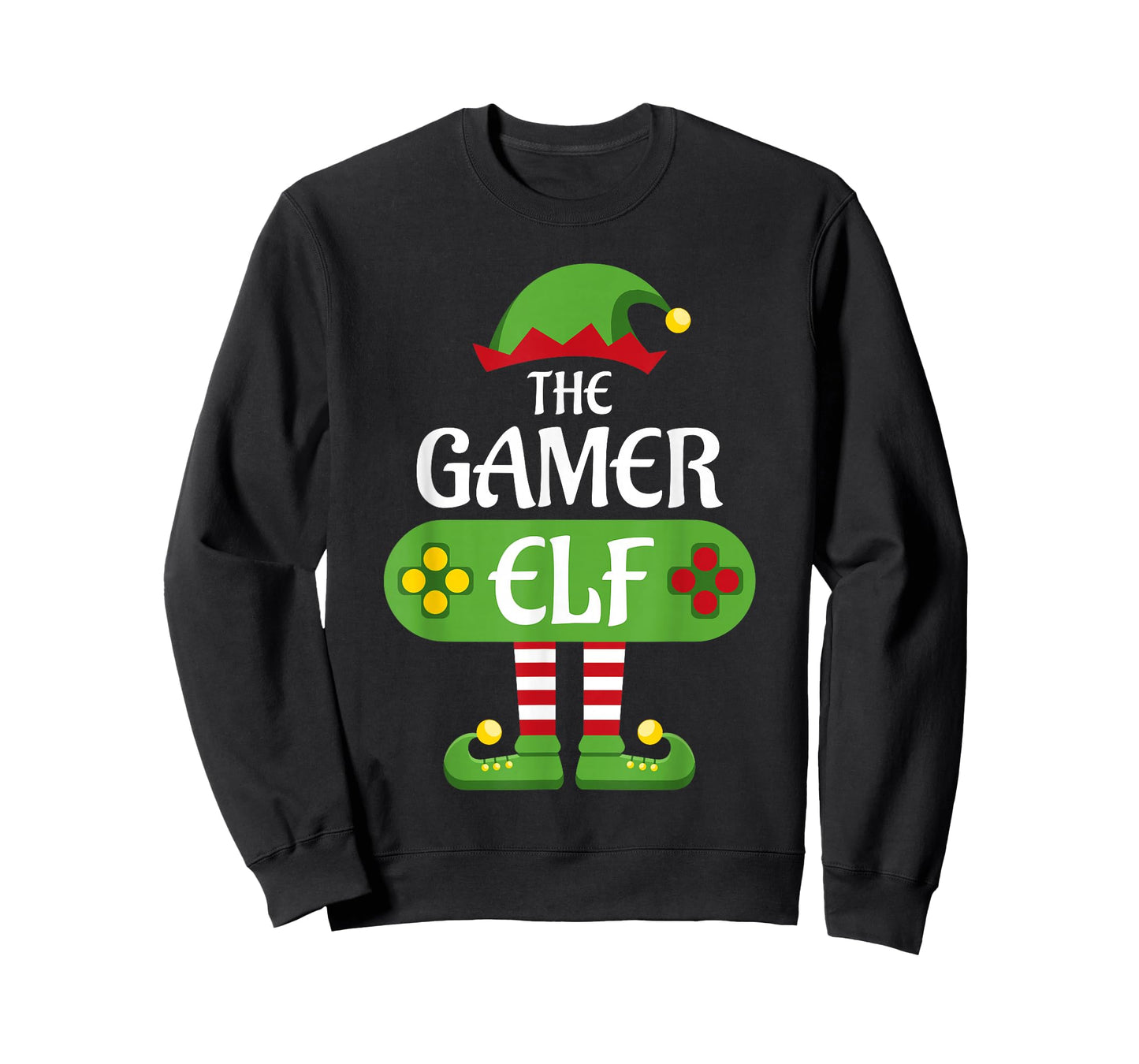 Gamer Elf Christmas Matching Group Family T-Shirt