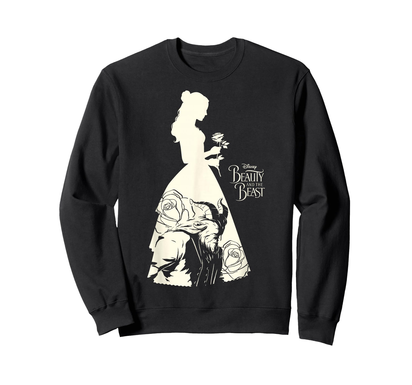 Disney Beauty & The Beast Belle Silhouette Graphic T-Shirt T-Shirt