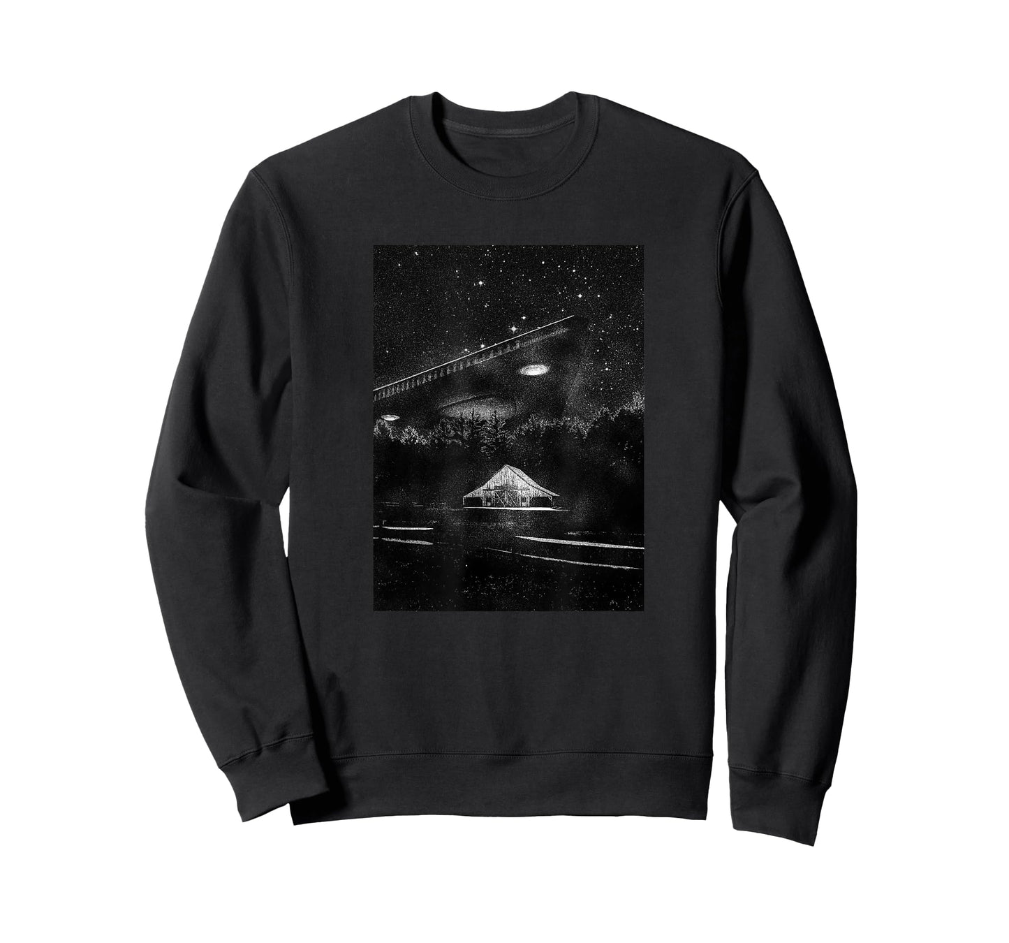 UFO Art - TR3B Triangle Spacecraft, Visiting Alien T-Shirt