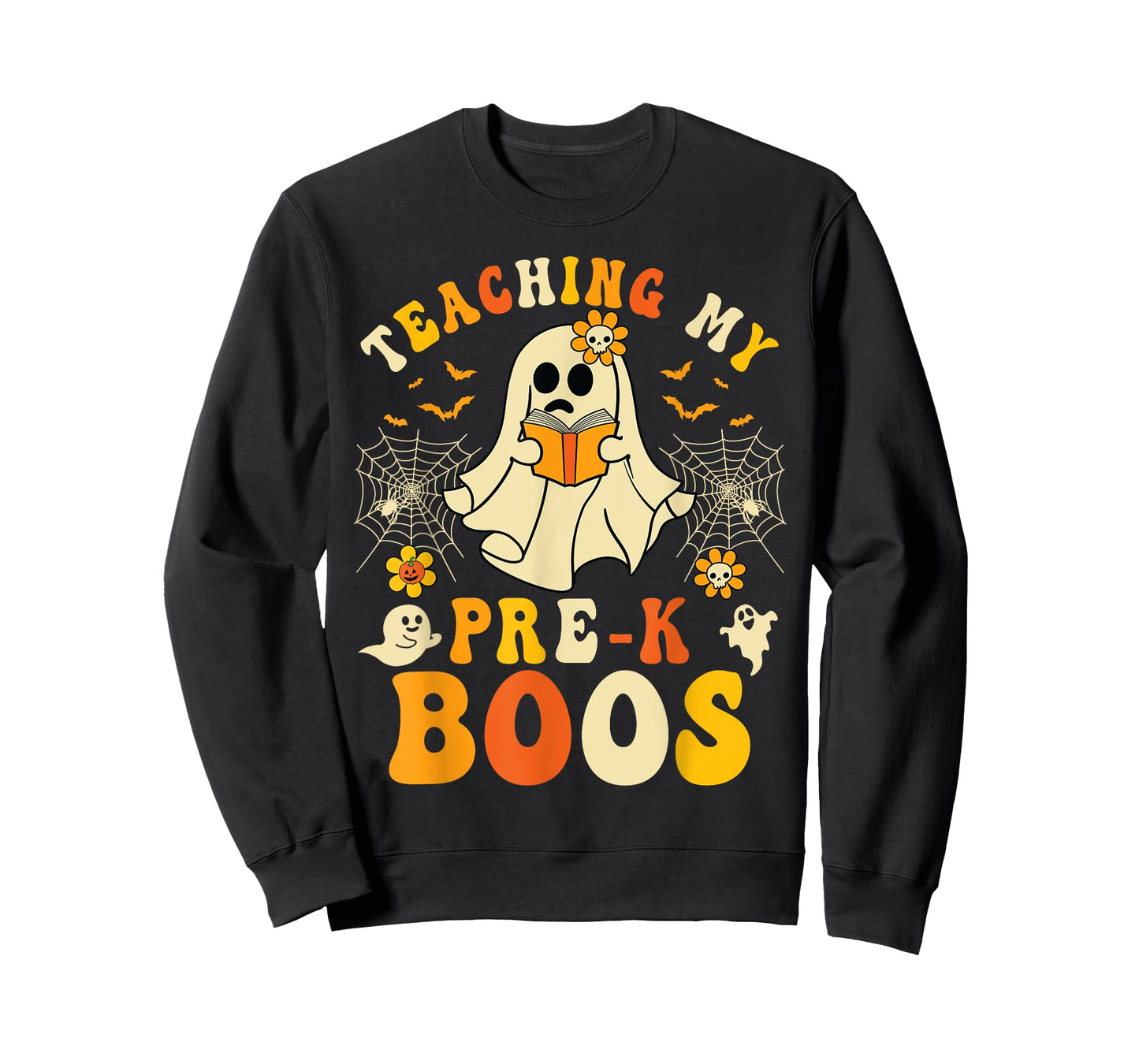 Teaching My Pre-K Boos Crew Teachers Halloween Ghost T-Shirt
