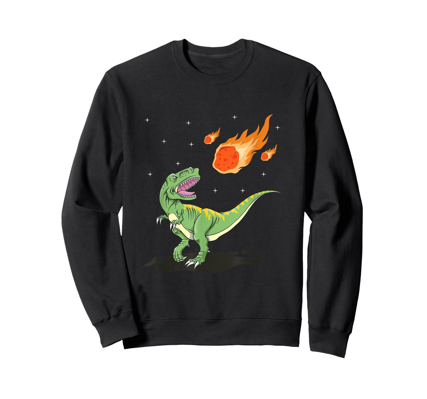 Dinosaur Meteorite Comet Meteor Shower Tyrannosaurus T-Shirt