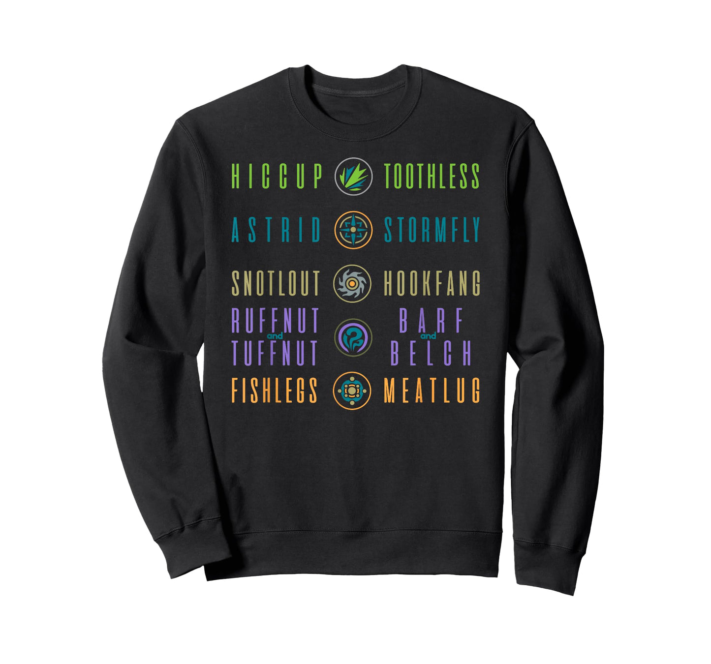 How to Train Your Dragon Shirt with 3 Dragon Names T-Shirt