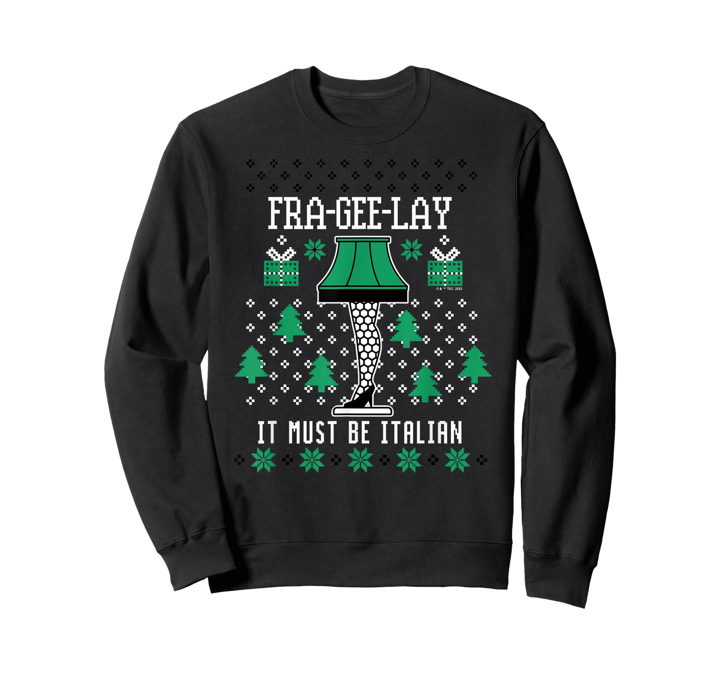 A Christmas Story - Fra Gee Lay Ugly Sweater Pattern T-Shirt