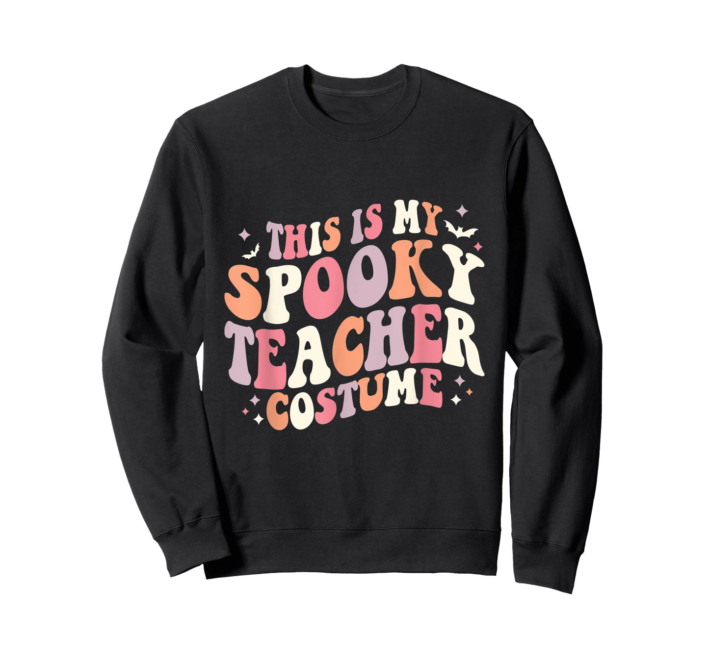 Retro Halloween This is my Spooky School Teacher Costume T-Shirt