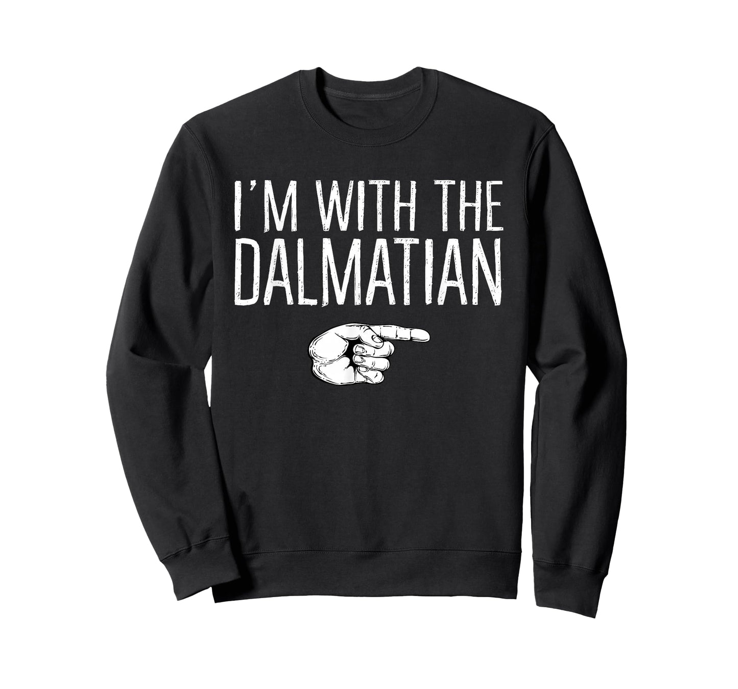 I'm With The Dalmatian Matching Costume Lazy Halloween Party T-Shirt
