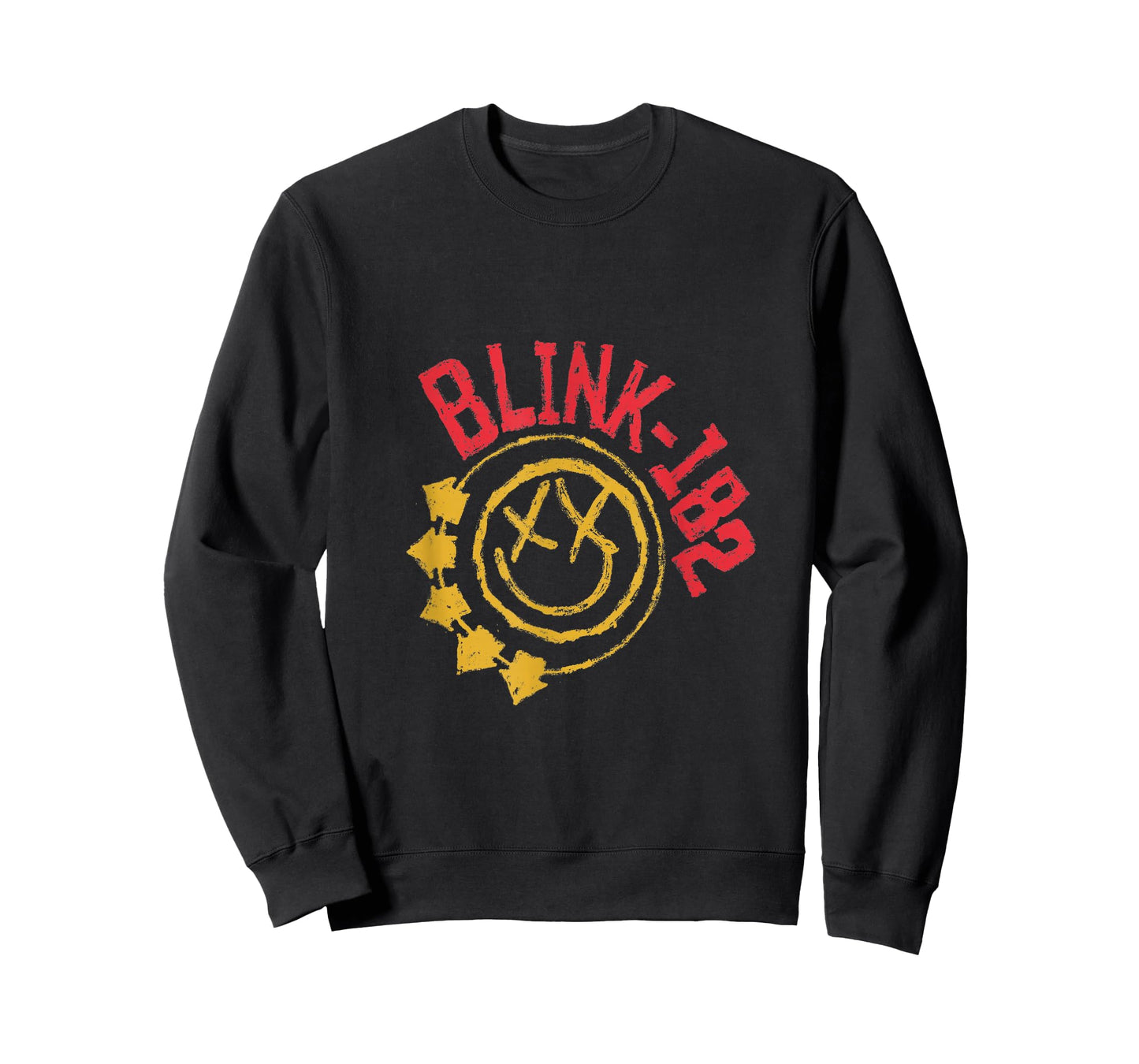Official Blink-182 Yellow Smiley Logo T-Shirt