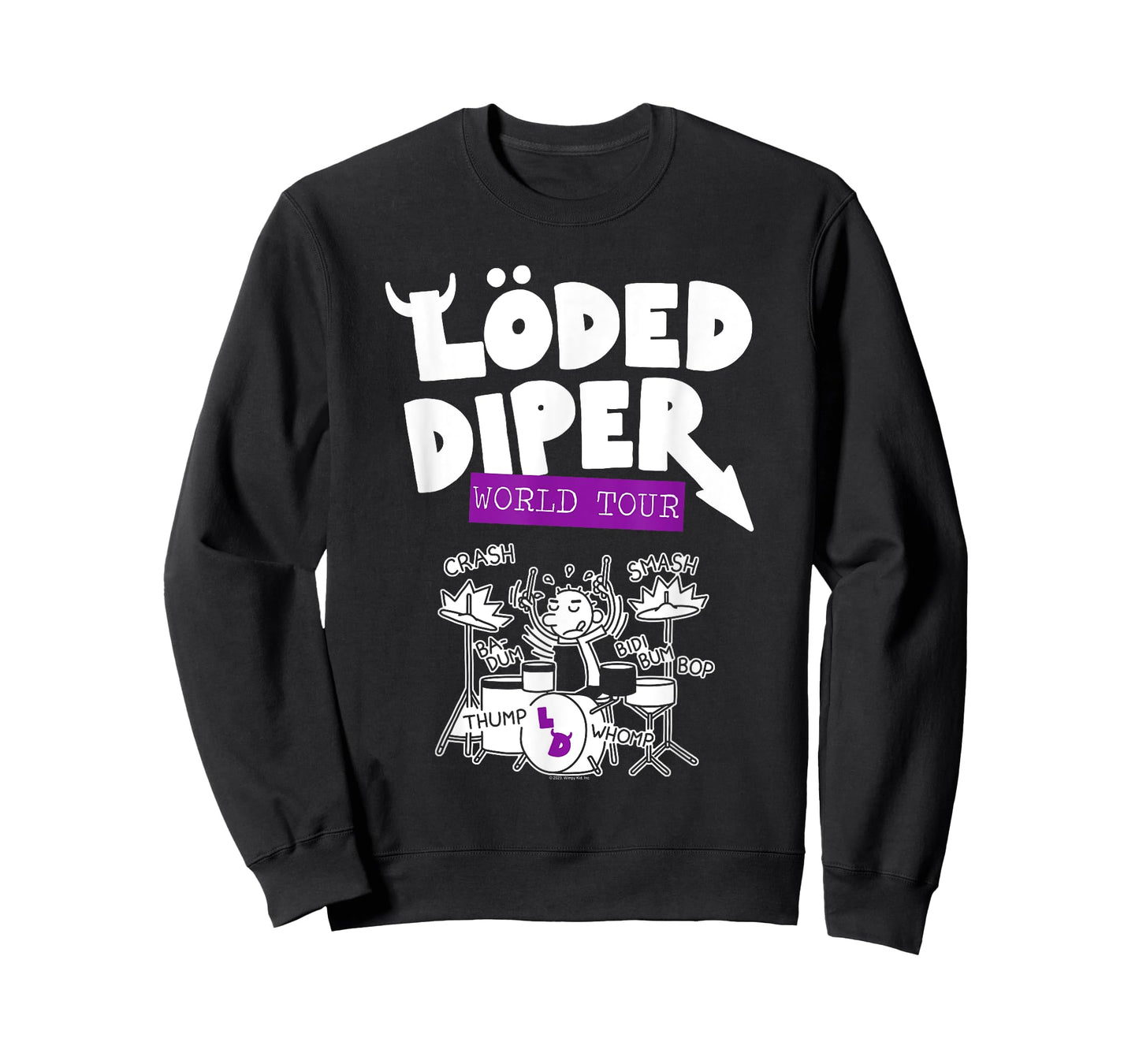 Diary of a Wimpy Kid Loded Diper Band World Tour Funny T-Shirt