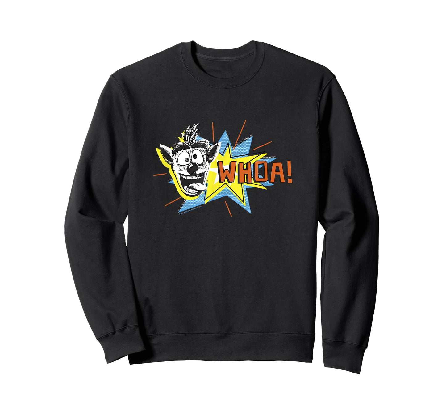 Crash Bandicoot Retro Nineties Pop Art Comic Crash Whoa! T-Shirt