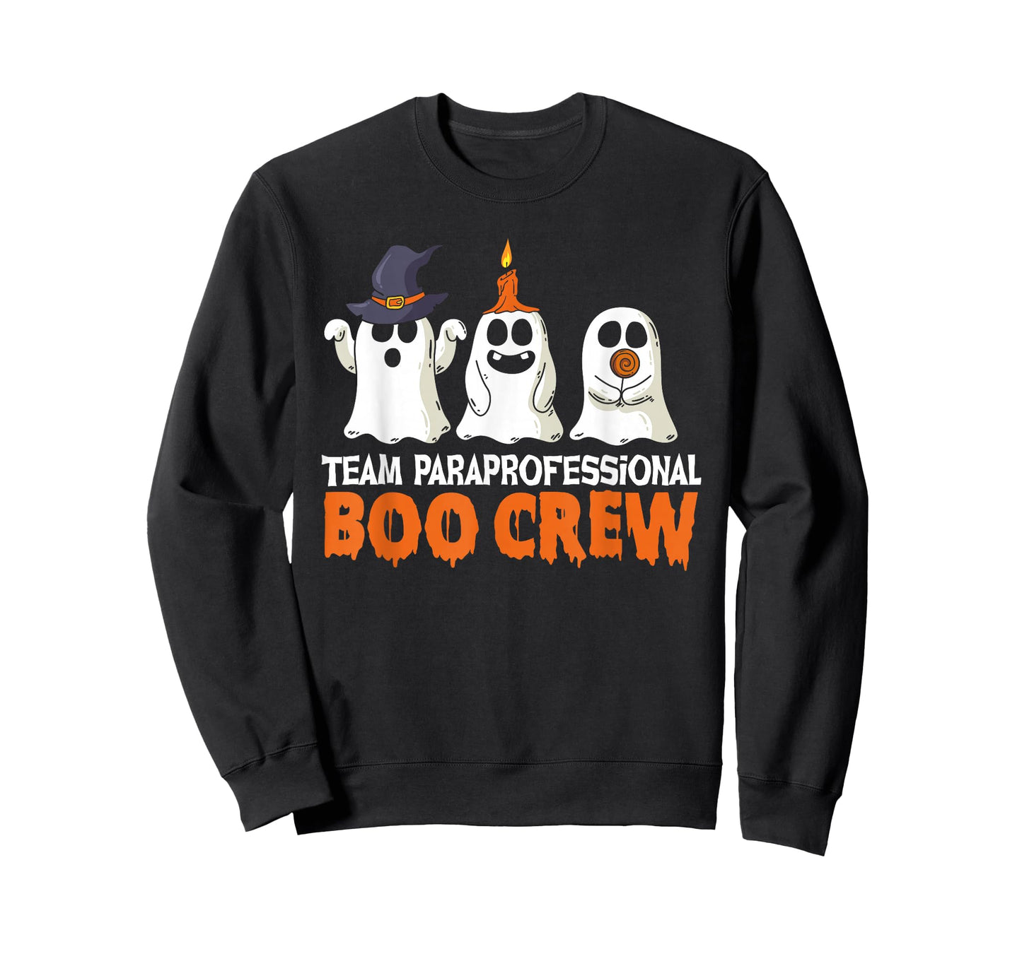 Team Paraprofessional Boo Crew Halloween Paraprofessional T-Shirt