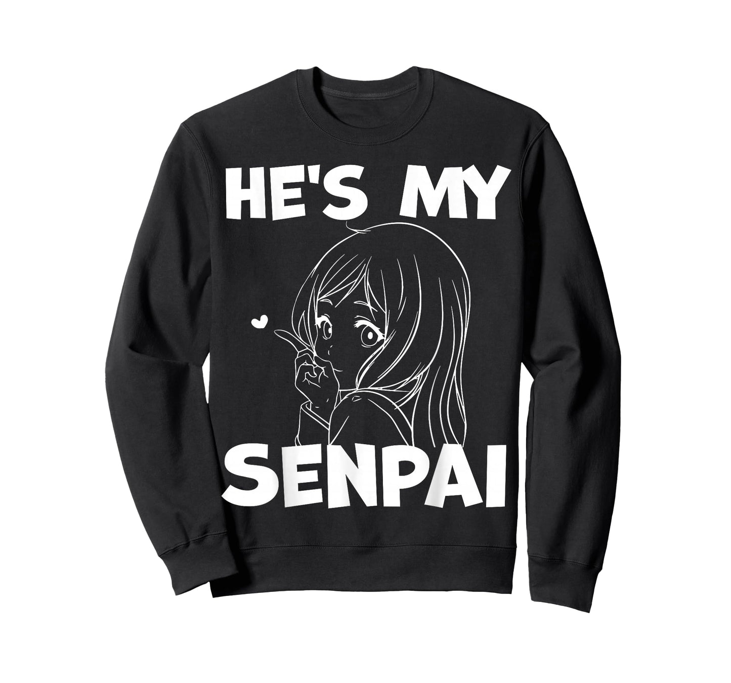 He's My Senpai Funny Anime Matching Couple Girlfriend Gift T-Shirt