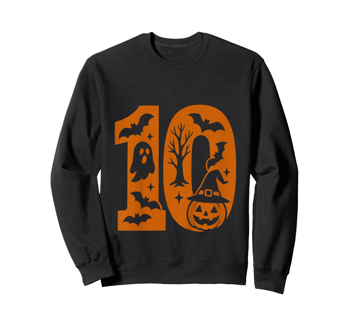 10th Birthday Spooky Halloween 10 Year Old T-Shirt