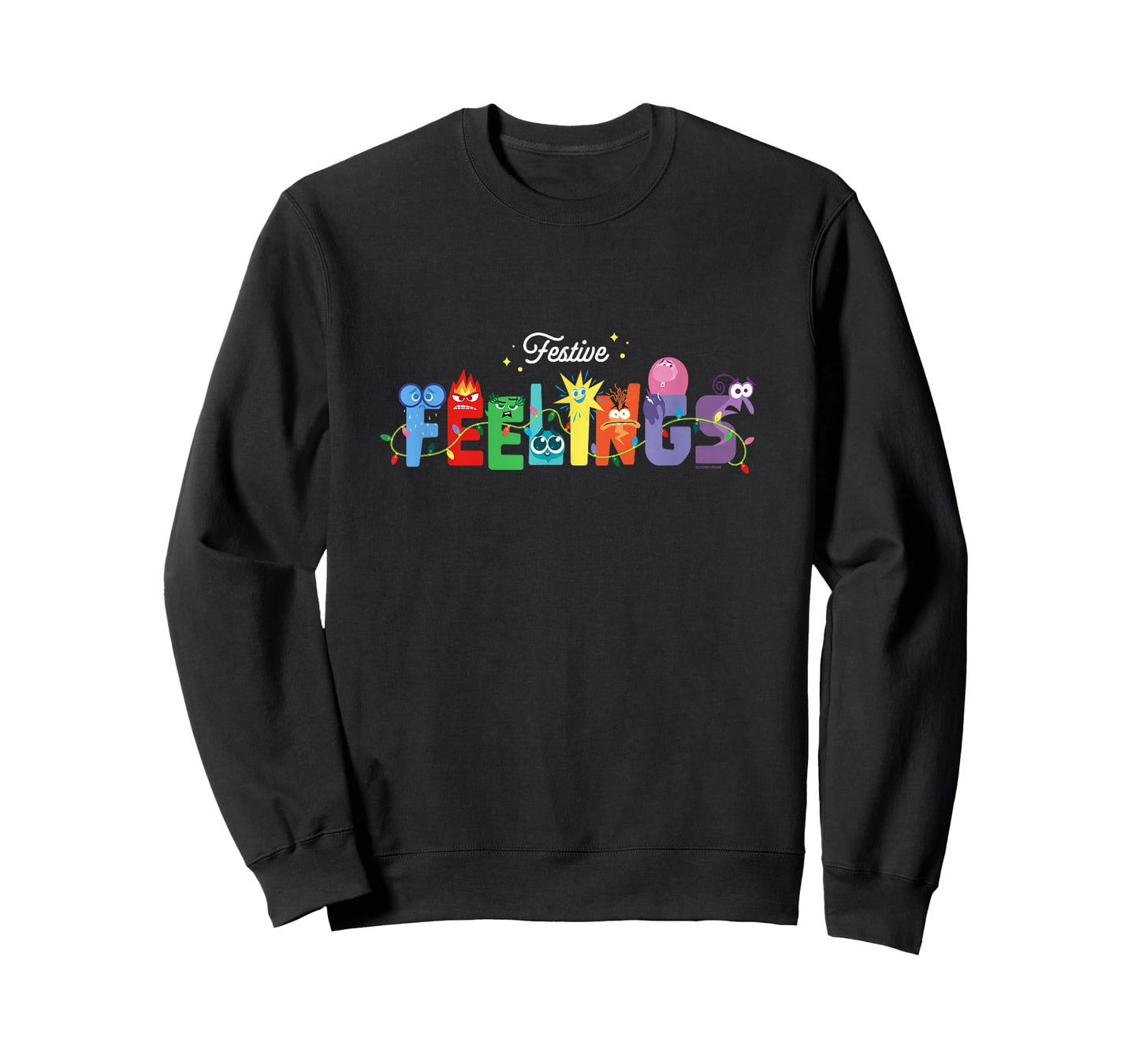 Disney and Pixar’s Inside Out 2 Festive Feelings Holiday T-Shirt
