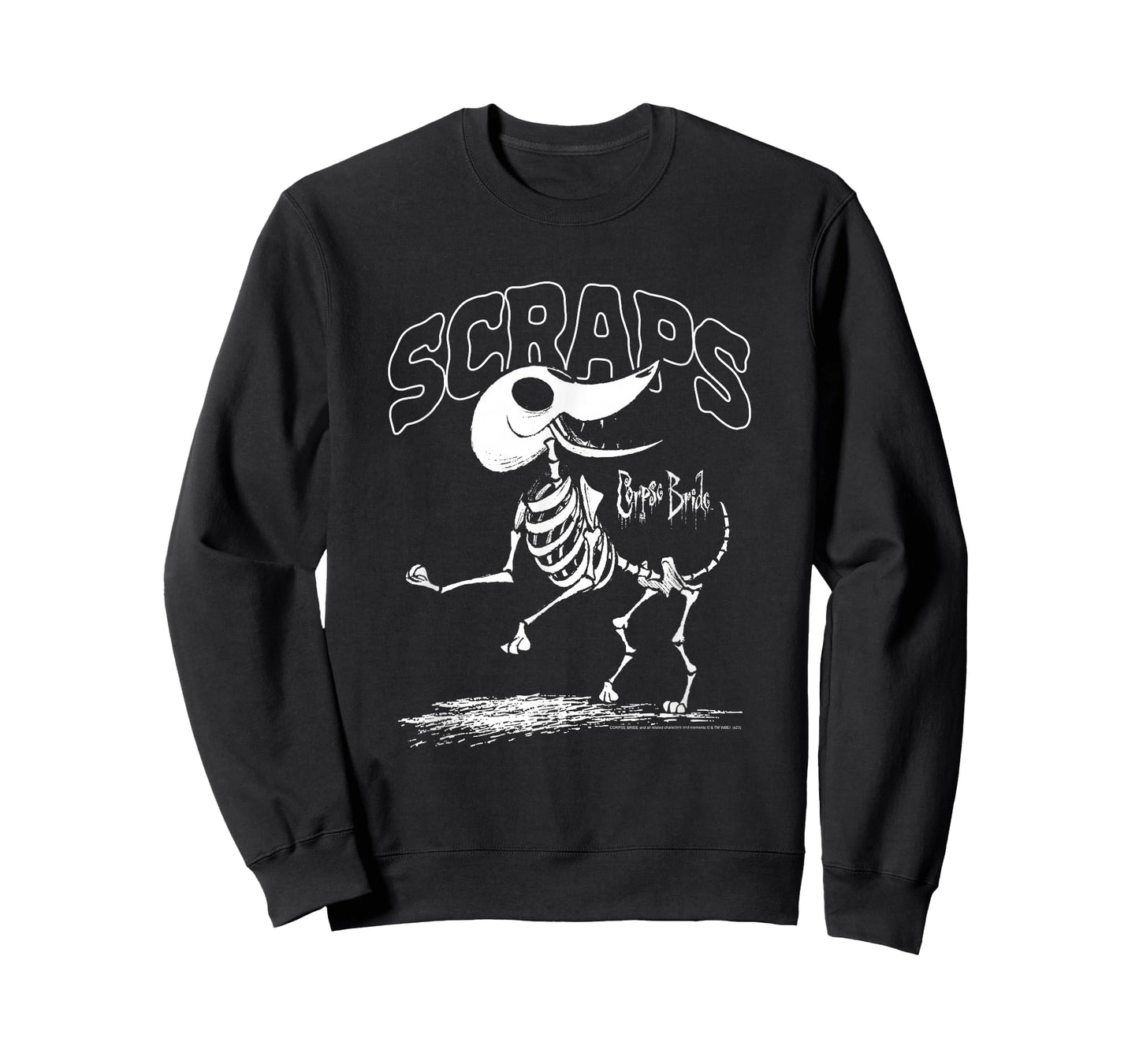 Corpse Bride Scraps Skeleton Dog Movie T-Shirt