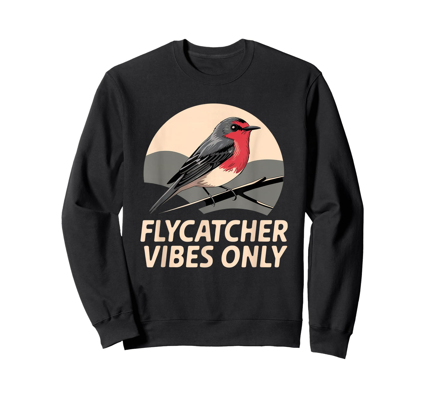 Vermilion Flycatcher – Stunning Passerine Bird Design T-Shirt