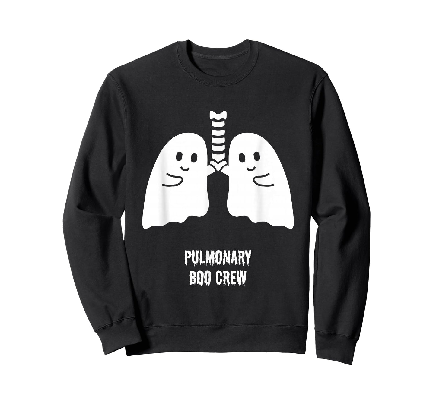 pulmonary boo crew cute doctor nurse Halloween ghost nursing T-Shirt