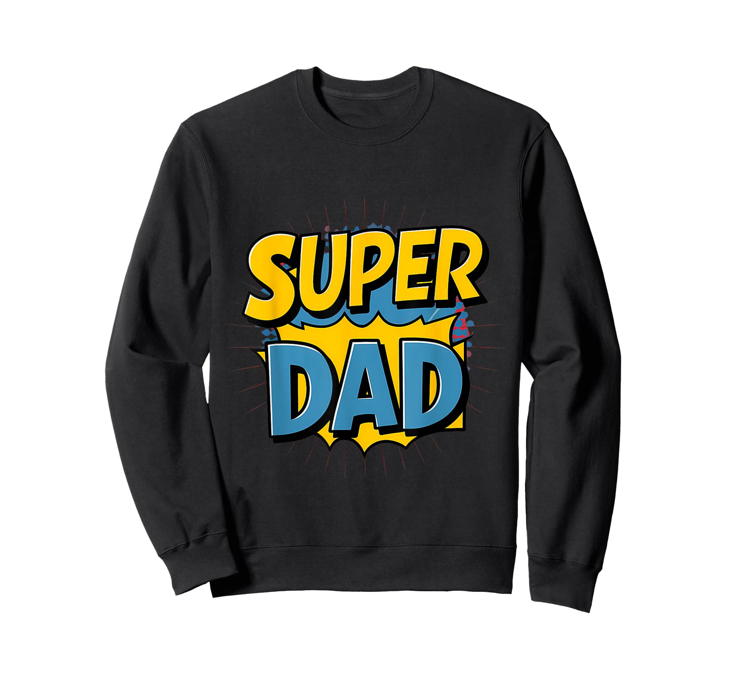 Superdad Funny Superhero Dad Design Costume for Father's Day T-Shirt