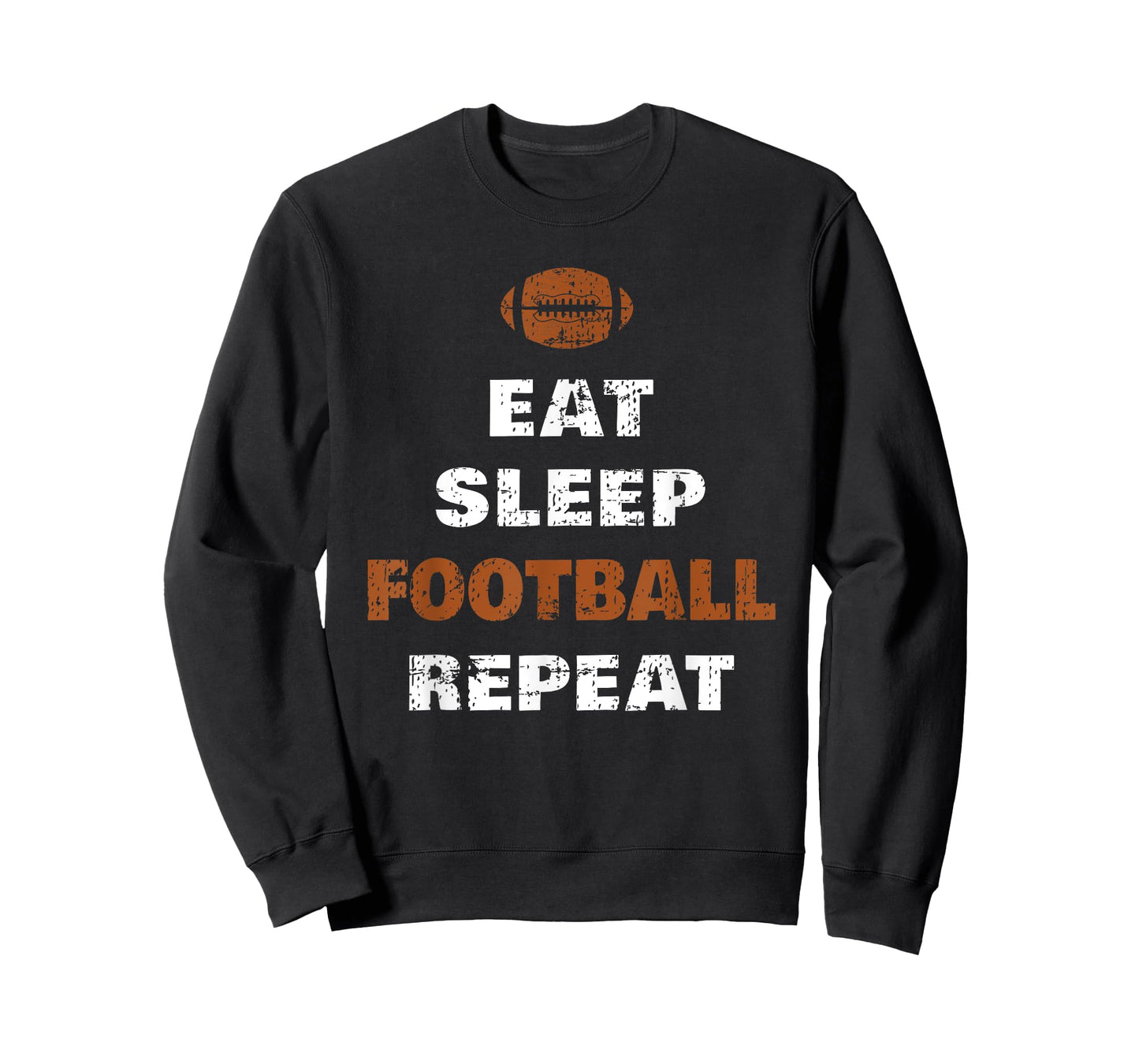 Eat Sleep Football Repeat Love Football Vintage Gift T-Shirt