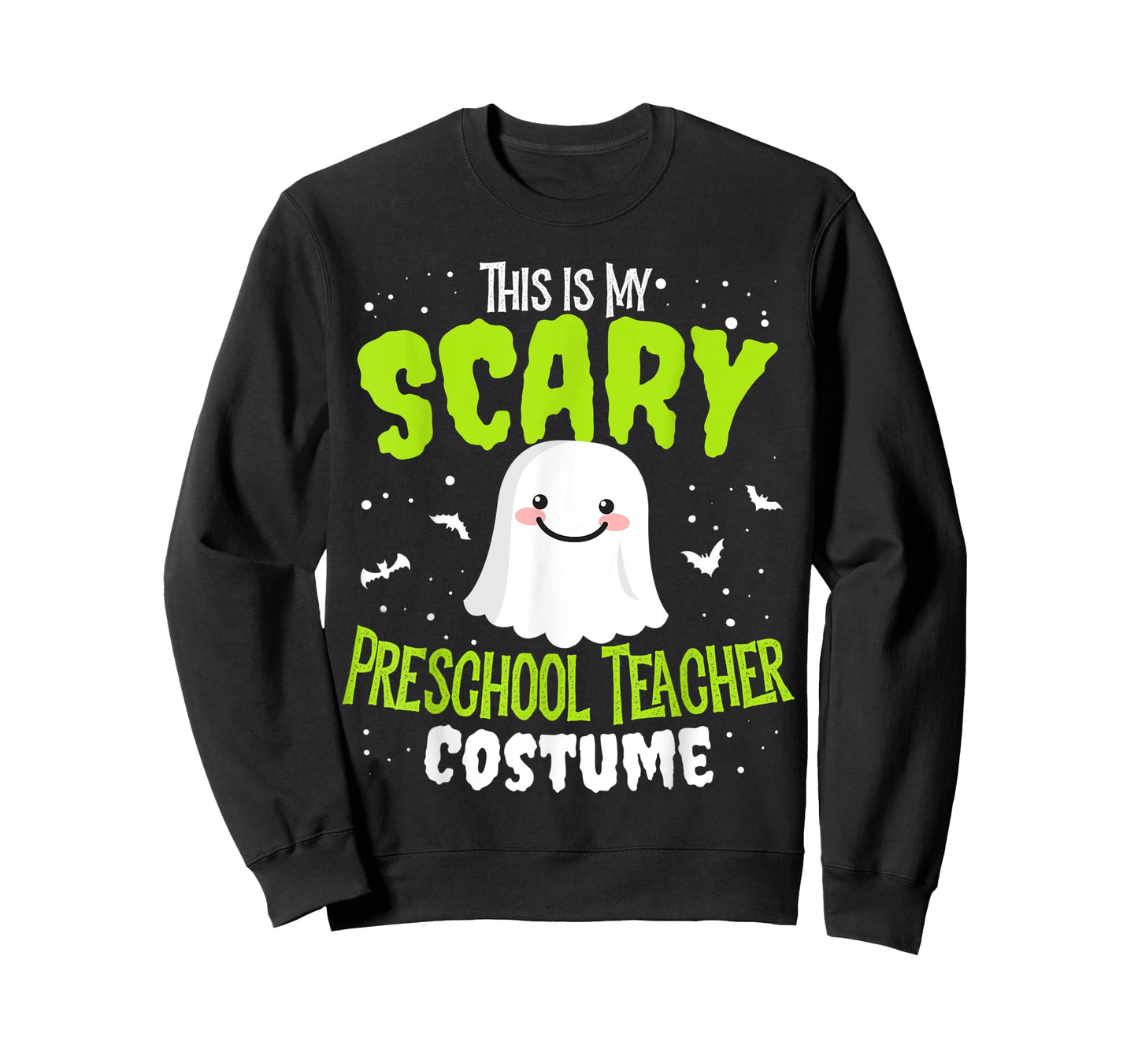Funny Halloween This is my Scary Preschool Teacher Custome T-Shirt for Men Women Kids