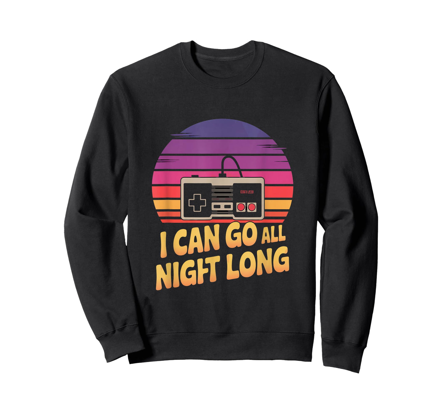 I Can Go All Night Long Gaming Retro T-Shirt
