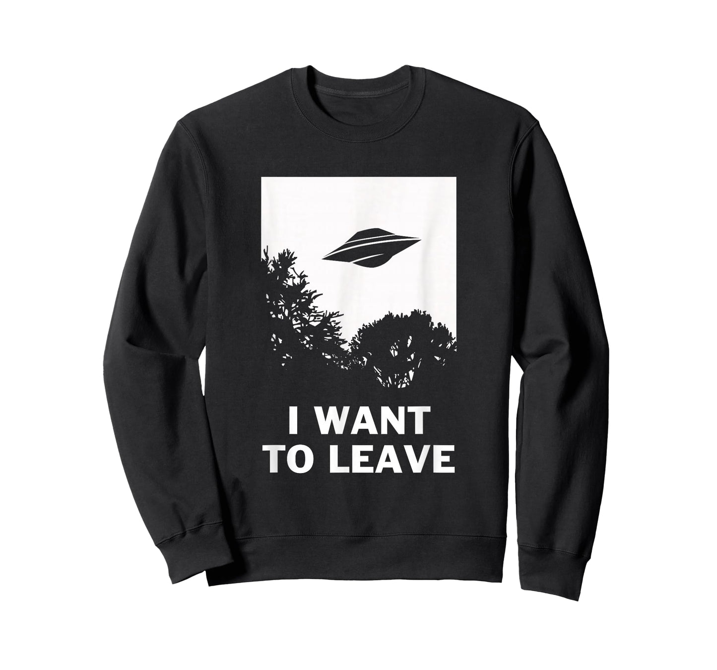 I Want To Leave T-Shirt - Funny UFO Alien Believers T-Shirt