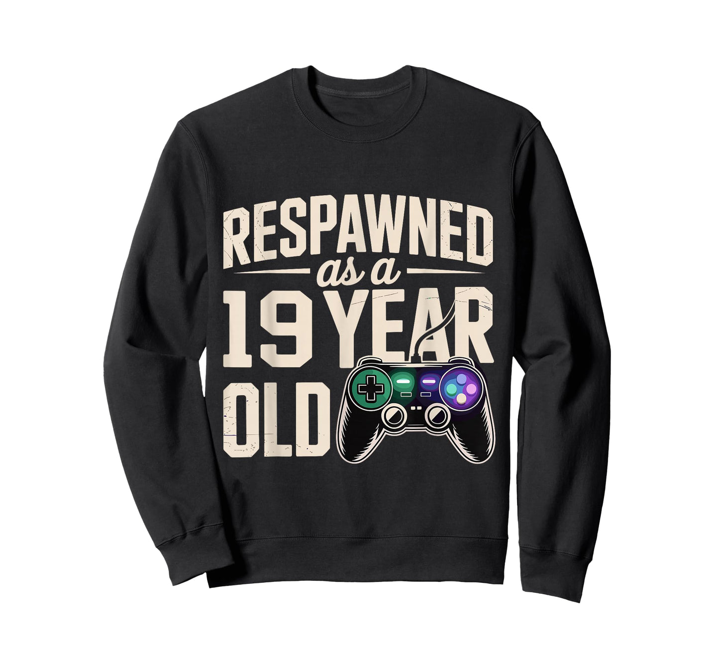 Boys 19th Birthday Shirt Boy 19 Year Old Birthday Gamer T-Shirt