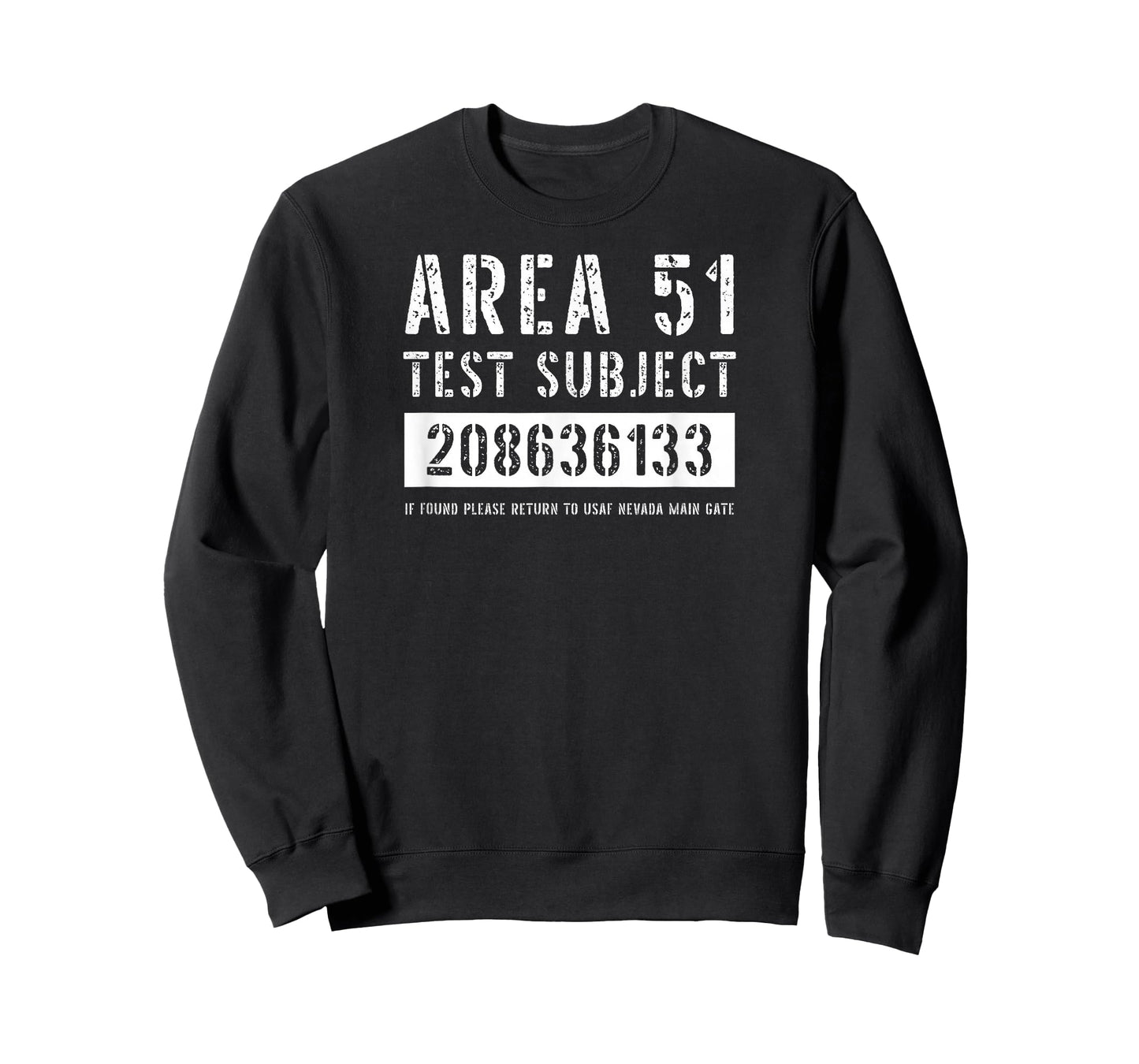 Area 51 Test Subject 6133 Alien Abduction Halloween Costume T-Shirt