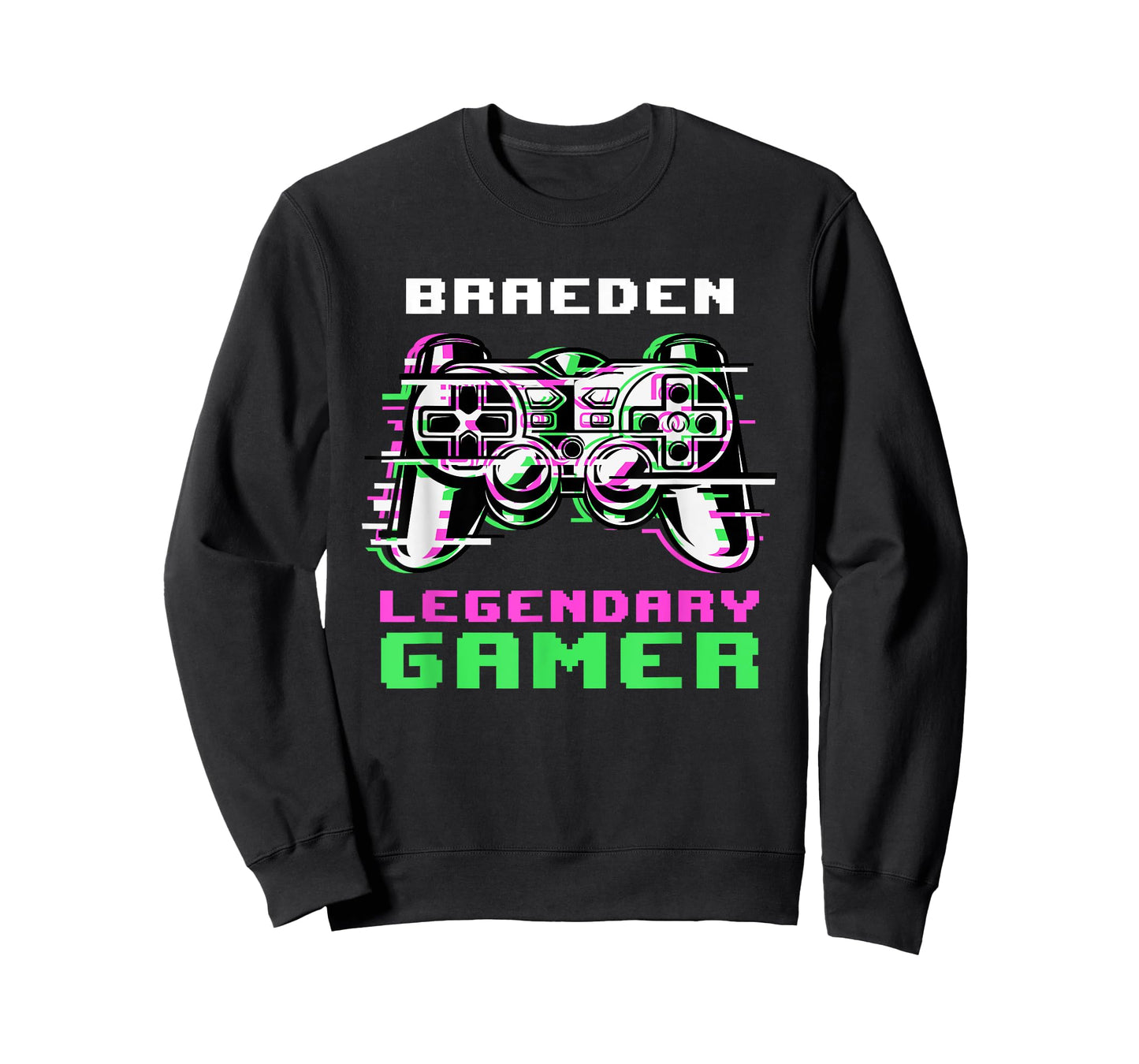 Braeden - Legendary Gamer - Personalized T-Shirt