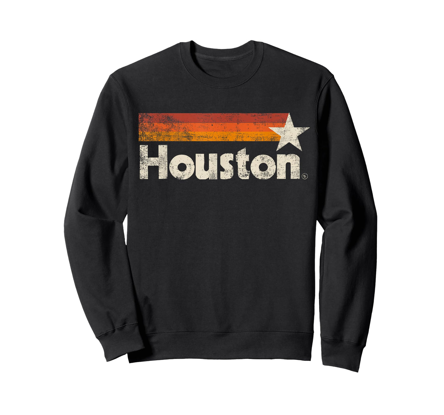 Houston Texas Vintage Houston Stripes Strong Old 70s 80s 90s T-Shirt