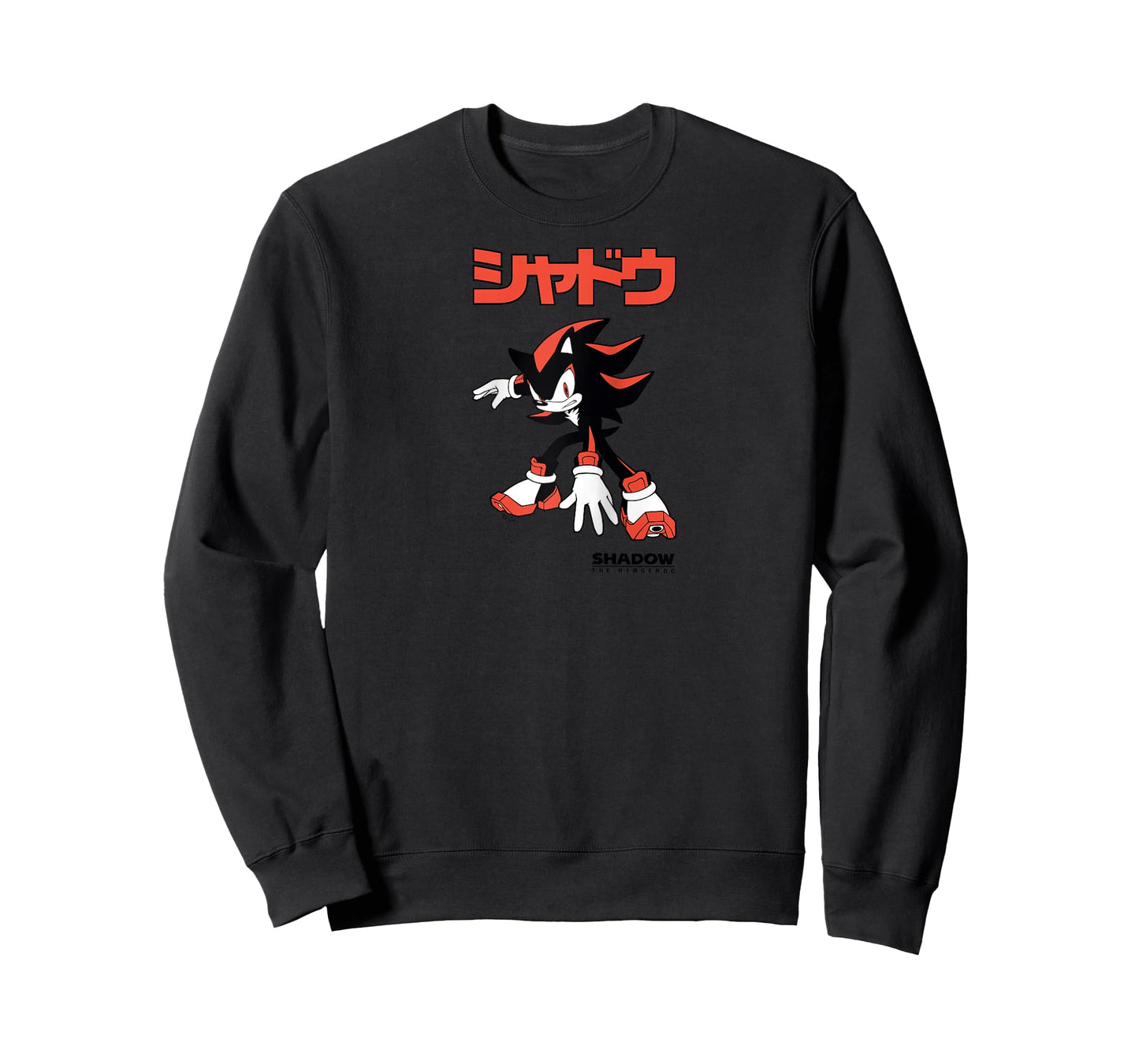 Sonic The Hedgehog, Shadow The Hedgehog - Shadow (Japanese) Raglan Baseball Tee