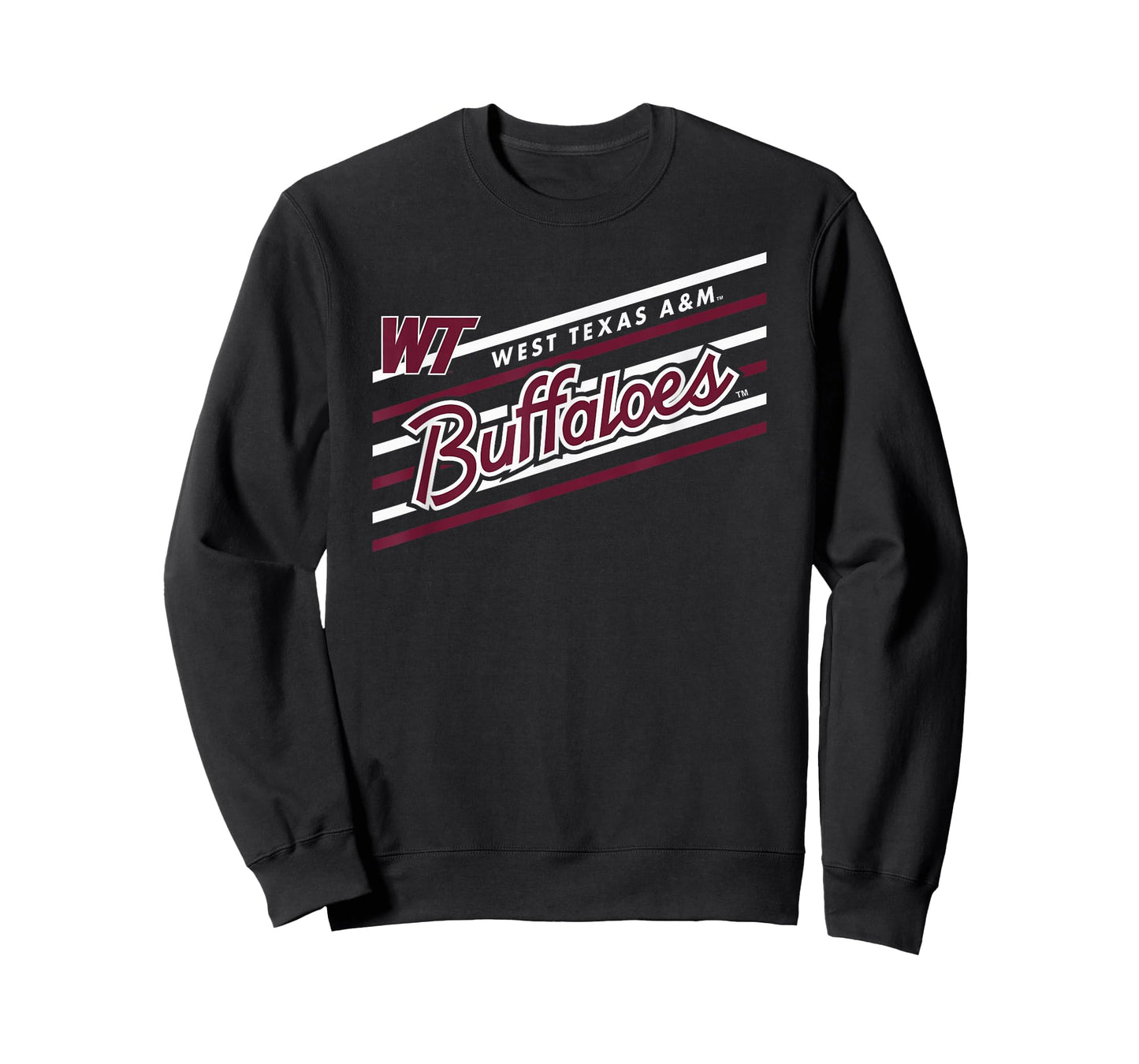 West Texas A&M Buffaloes Retro Performer Black T-Shirt
