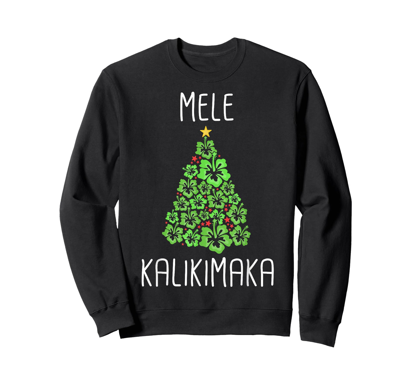 Hawaiian Christmas Tree Mele Kalikimaka Hawaii Tropical T-Shirt