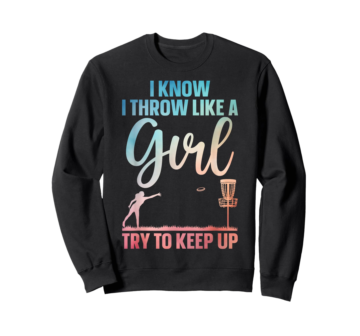 Funny Disc Golf Design For Girl Women Disc Golf Lover T-Shirt